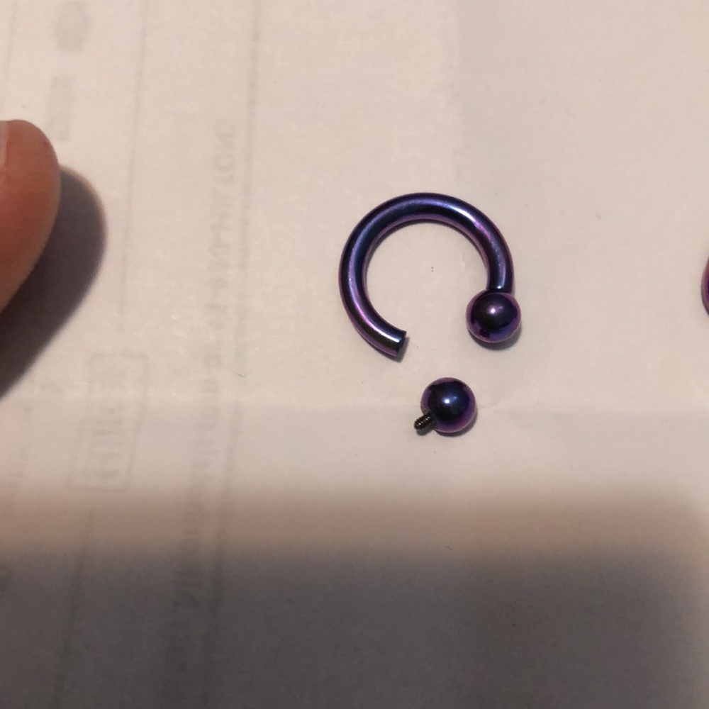 titanium septum jewelry - Picture 4 of 4